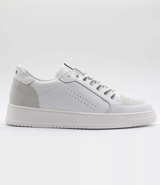 Sneakers MATRIX Model 6 in pelle bianca