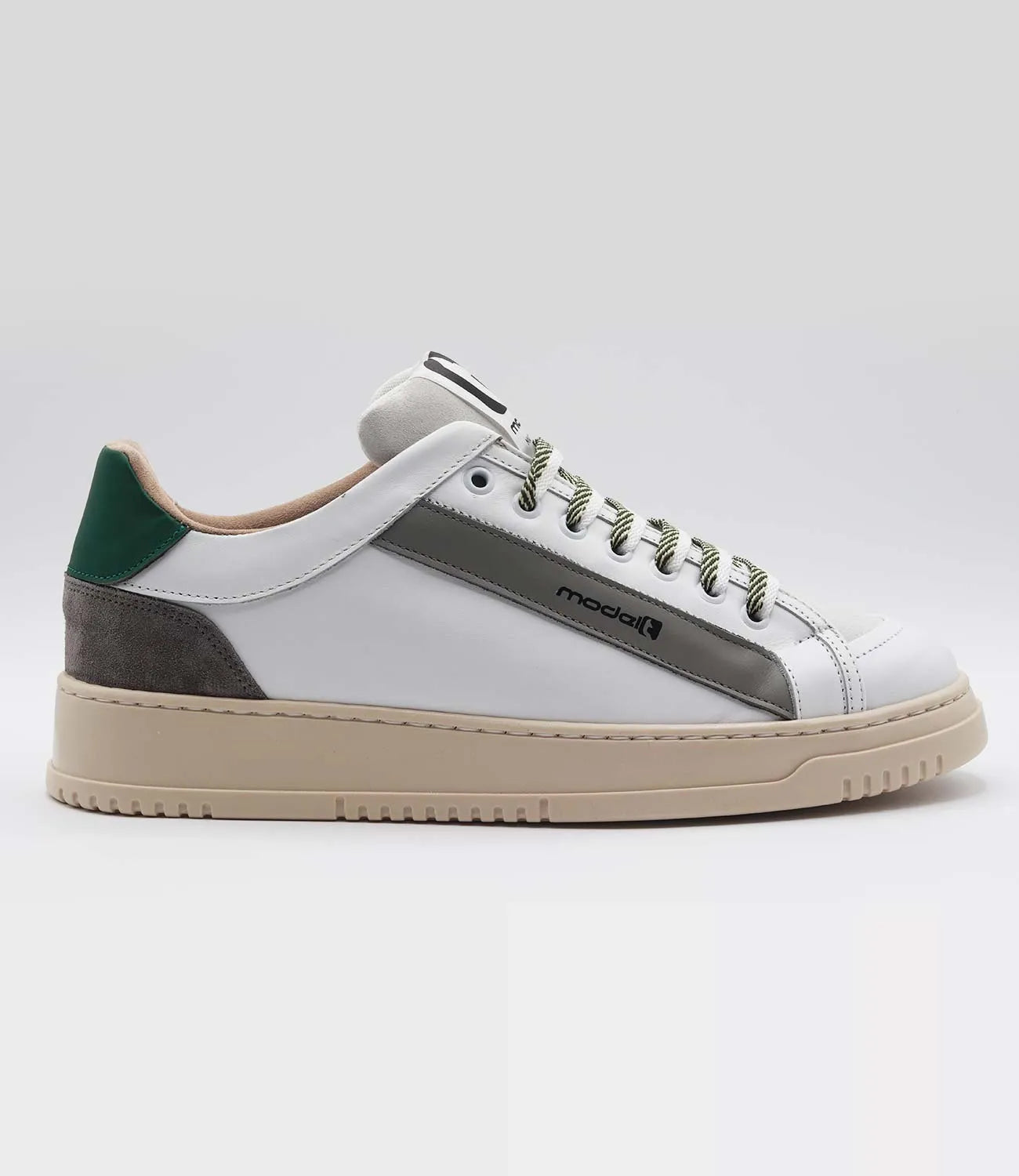 Sneakers LOUIS Model 1 in pelle bianca
