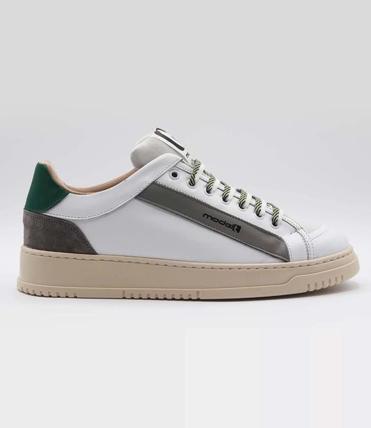 Sneakers LOUIS Model 1 in pelle bianca