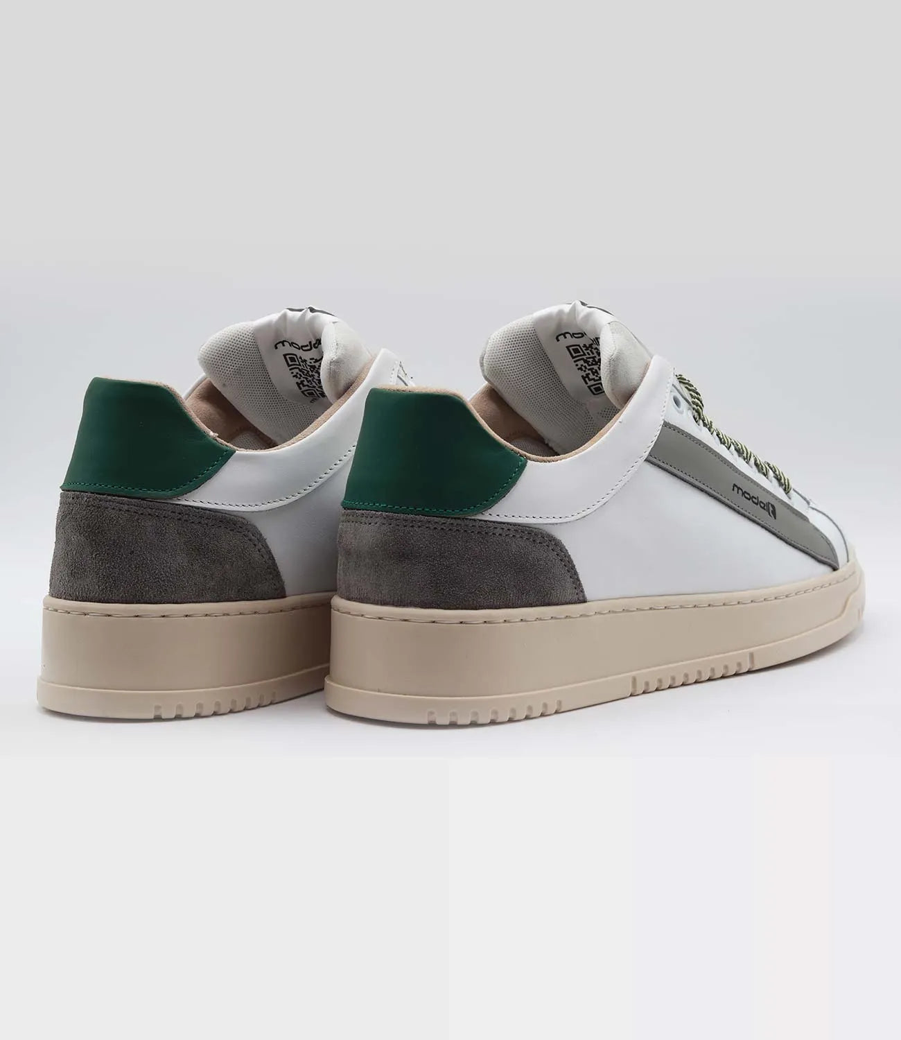 Sneakers LOUIS Model 1 in pelle bianca