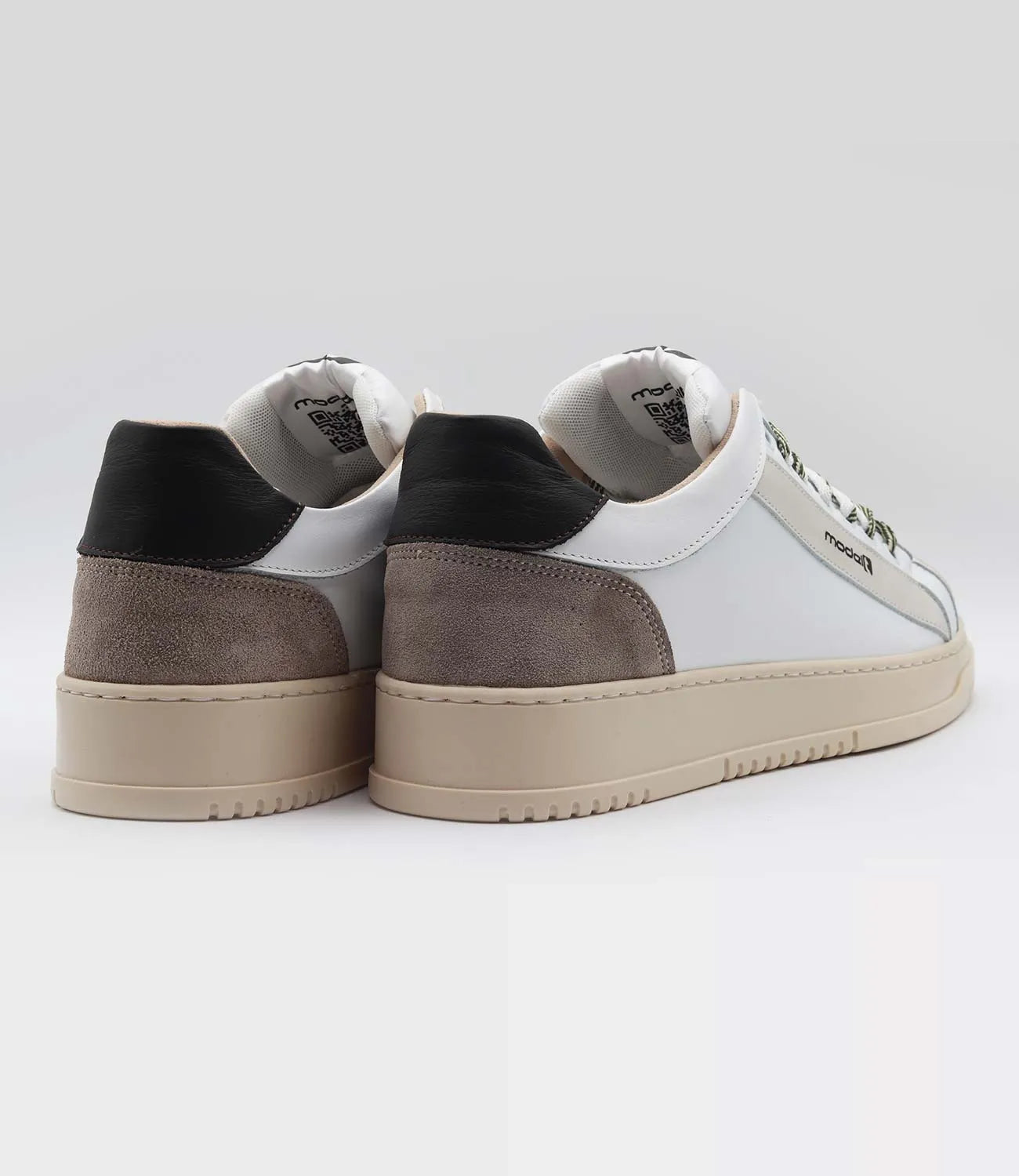 Sneakers LOUIS Model 2 in pelle bianca