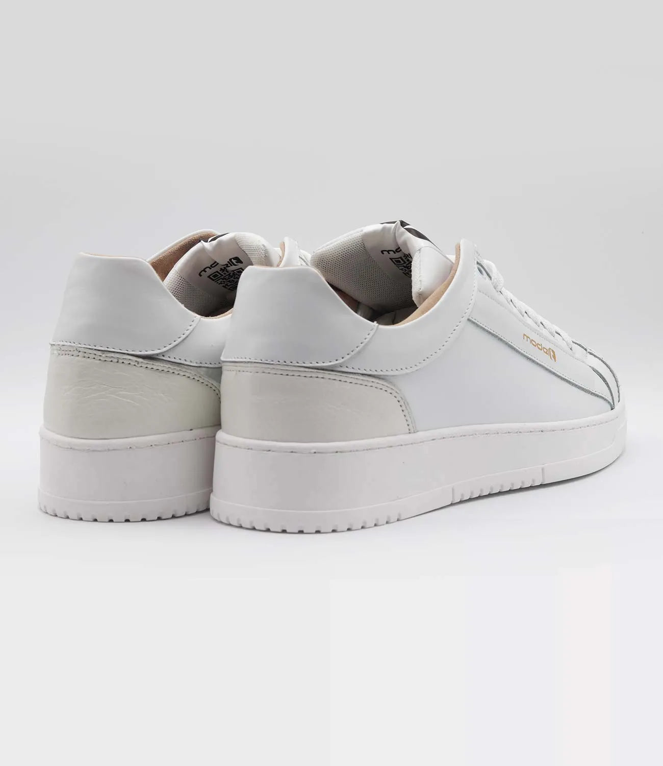 Sneakers LOUIS Model 3 in pelle bianca