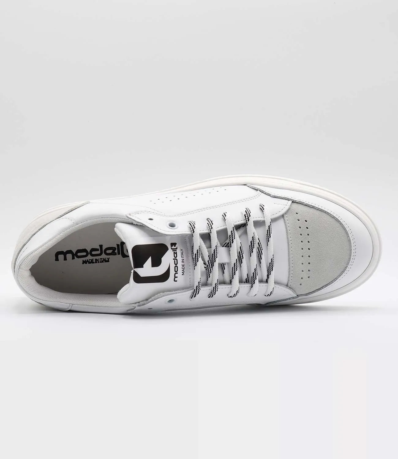 Sneakers MATRIX Model 6 in pelle bianca