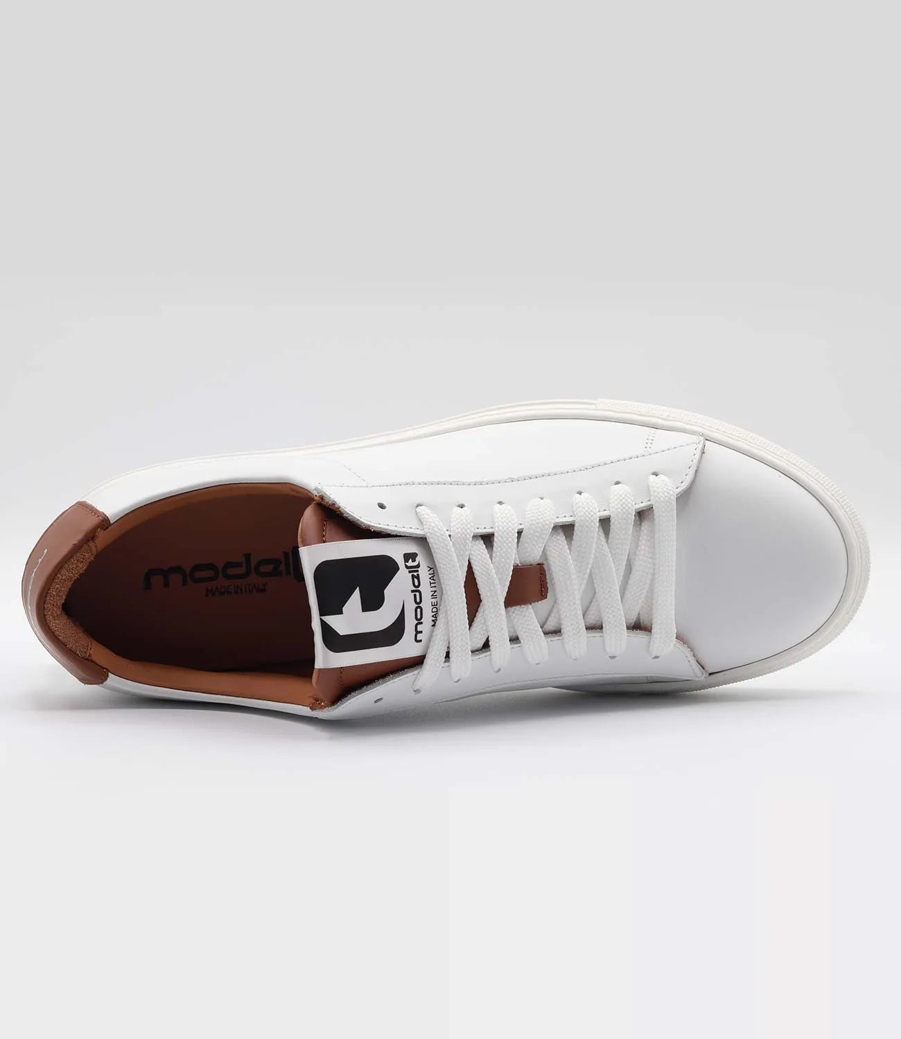 Sneakers GALAXY Model 6 in pelle bianca