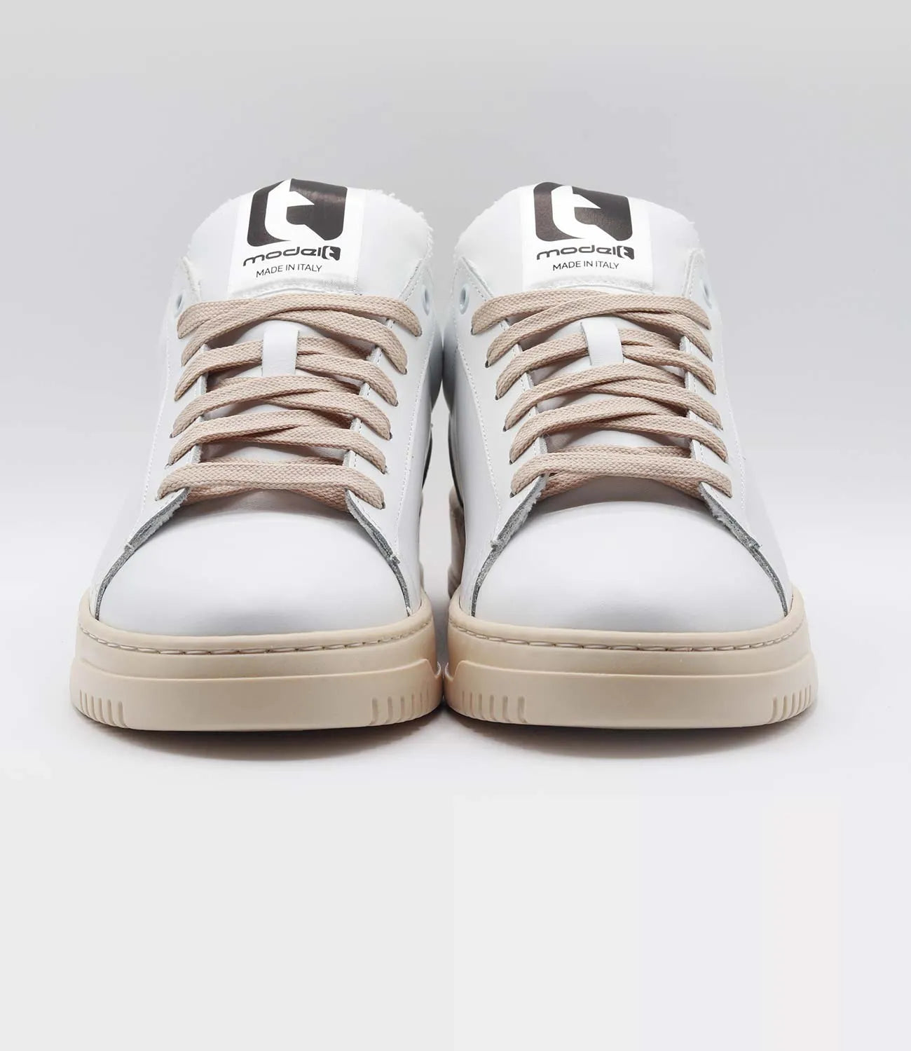 Sneakers FAST Model 1 in pelle bianca