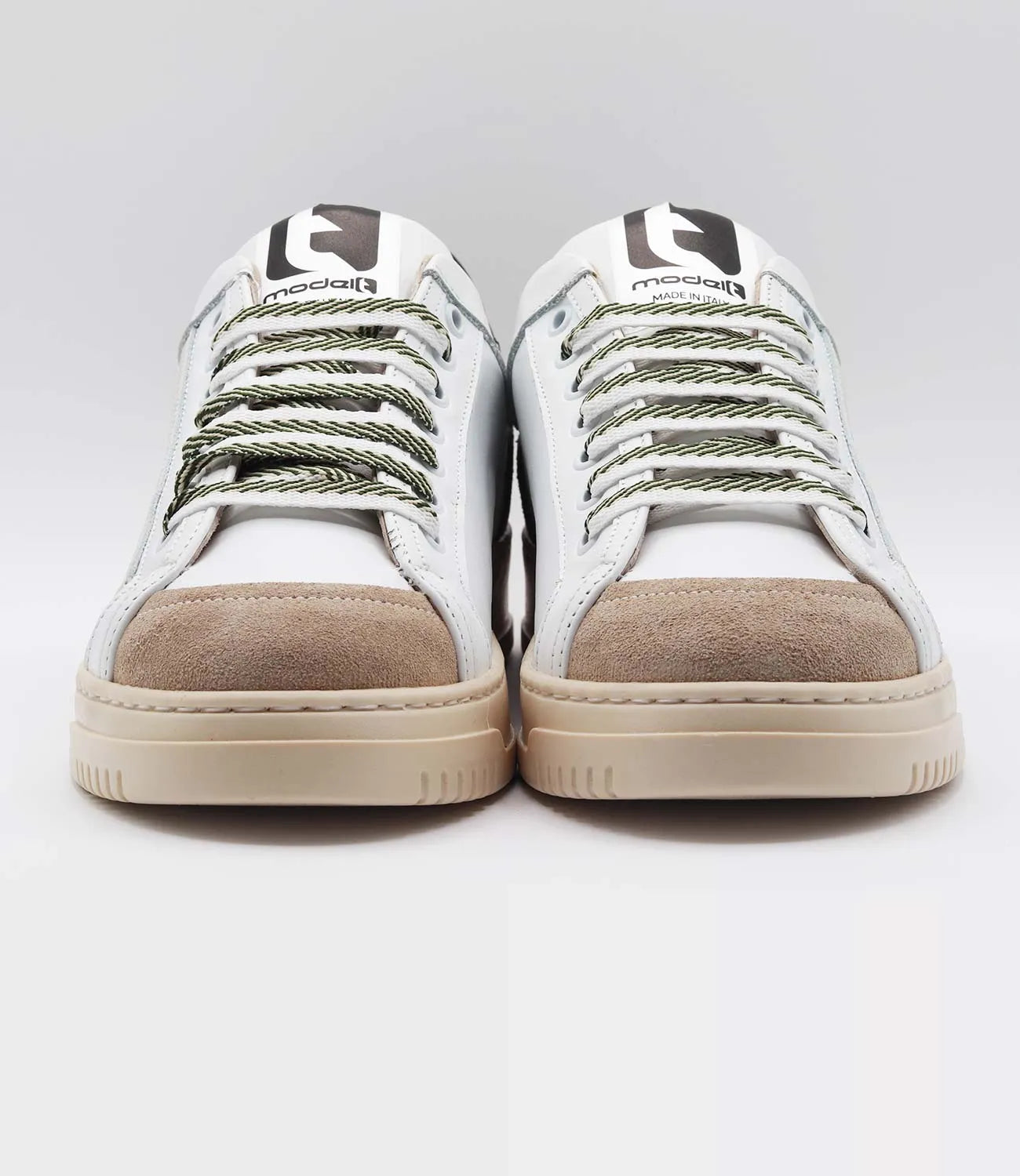 Sneakers LOUIS Model 2 in pelle bianca