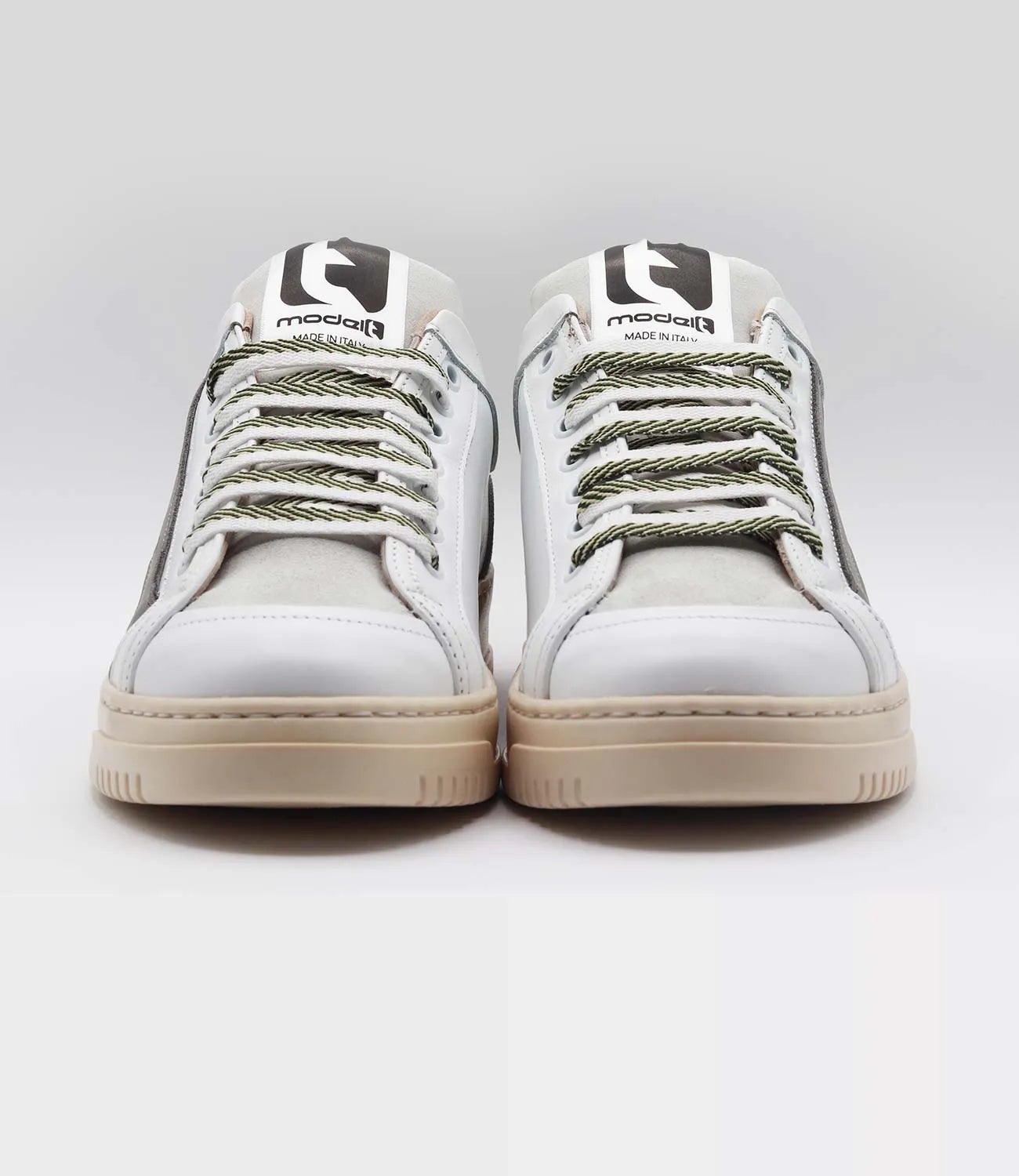 Sneakers LOUIS Model 1 in pelle bianca