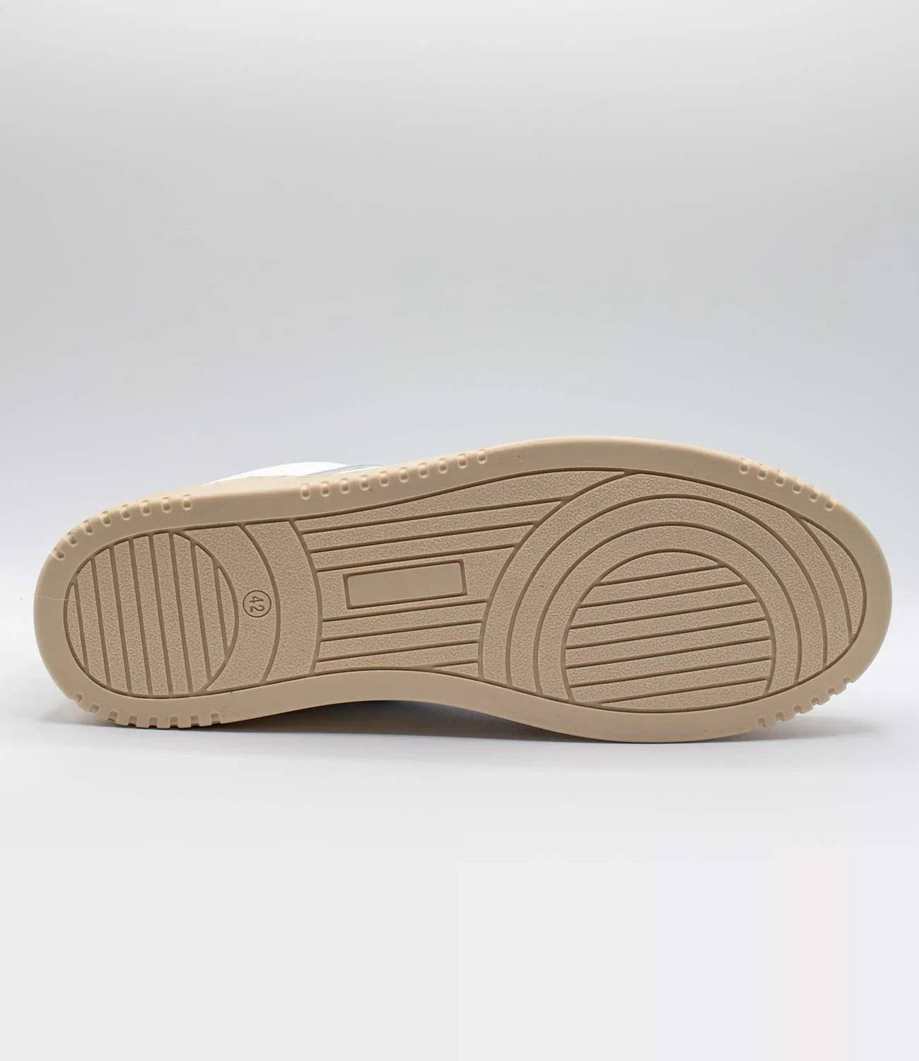Sneakers CALIFORNIA Model 3 in pelle bianca