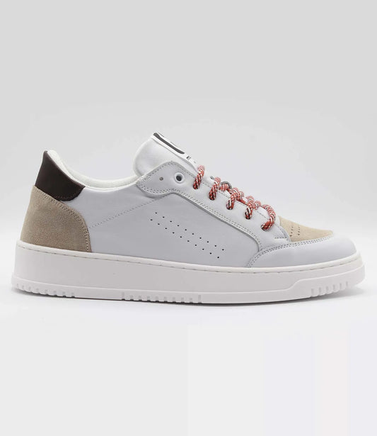 Sneakers MATRIX Model 1 in pelle nappa bianca