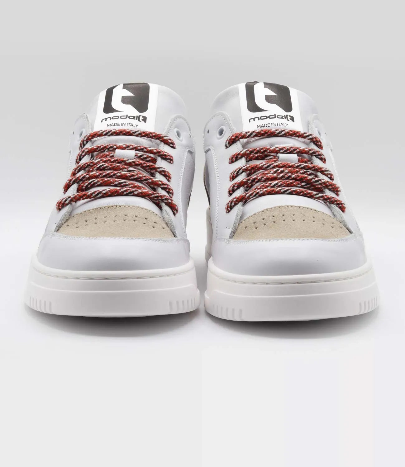 Sneakers MATRIX Model 1 in pelle nappa bianca