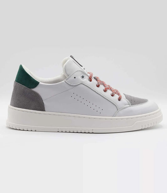 Sneakers MATRIX Model 2 in pelle nappa bianca