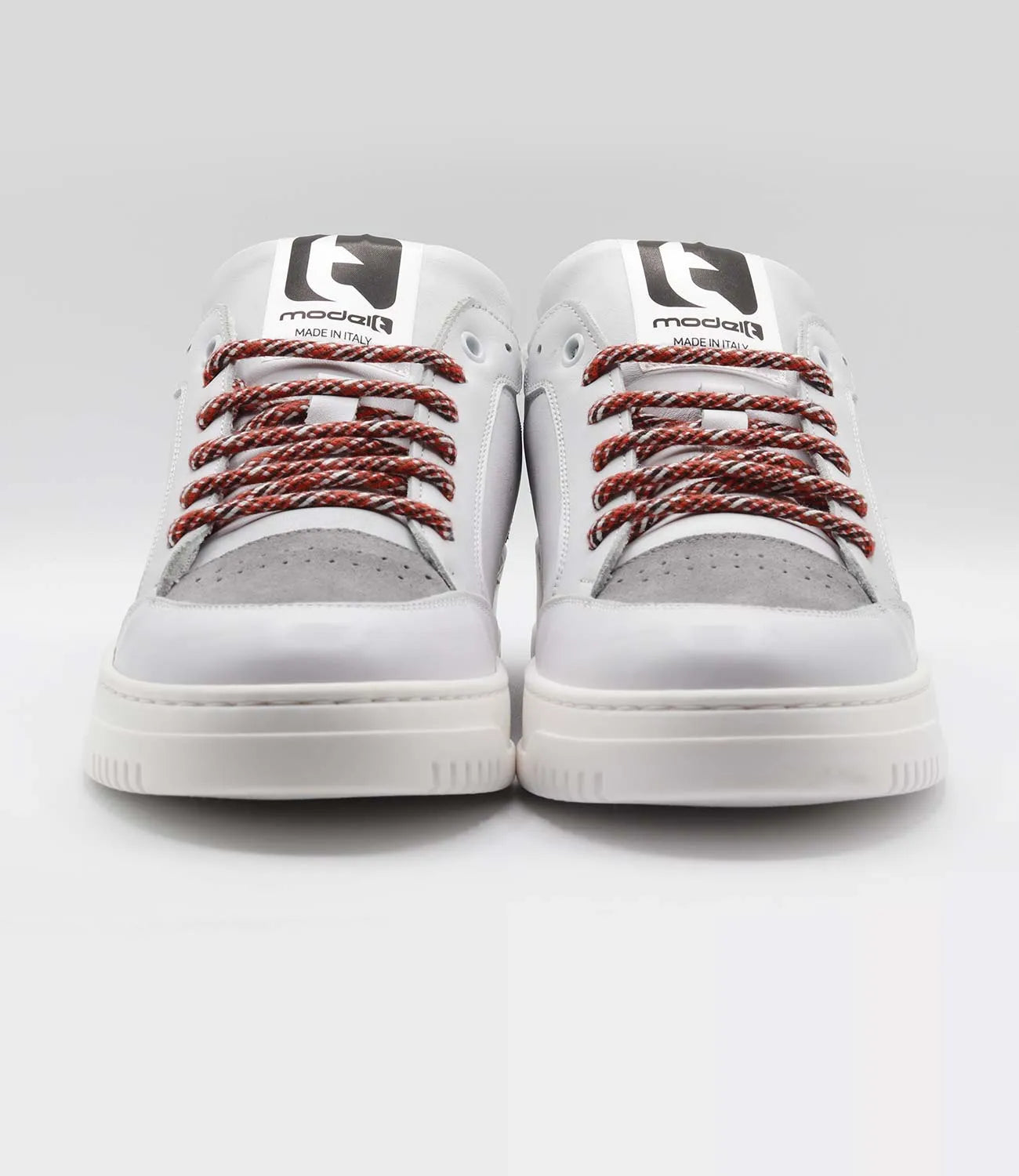 Sneakers MATRIX Model 2 in pelle nappa bianca