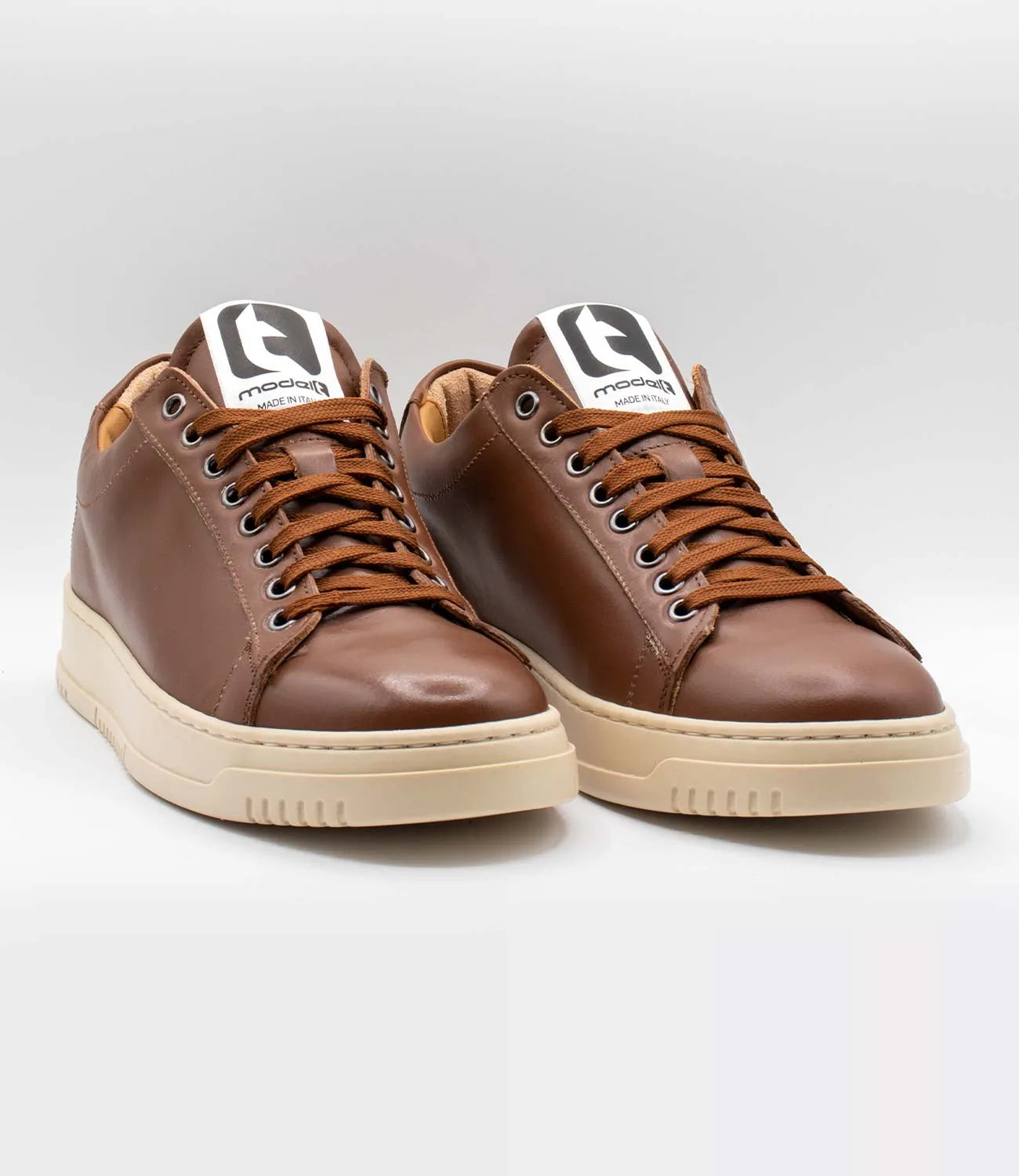Sneakers MERCURY Model 2 in pelle cuoio