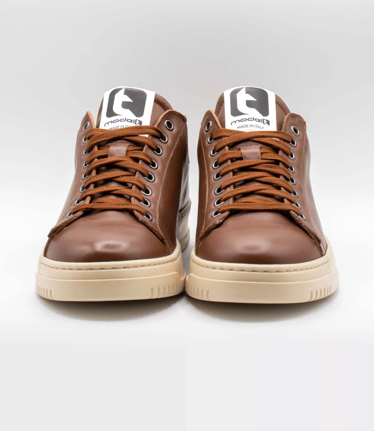 Sneakers MERCURY Model 2 in pelle cuoio