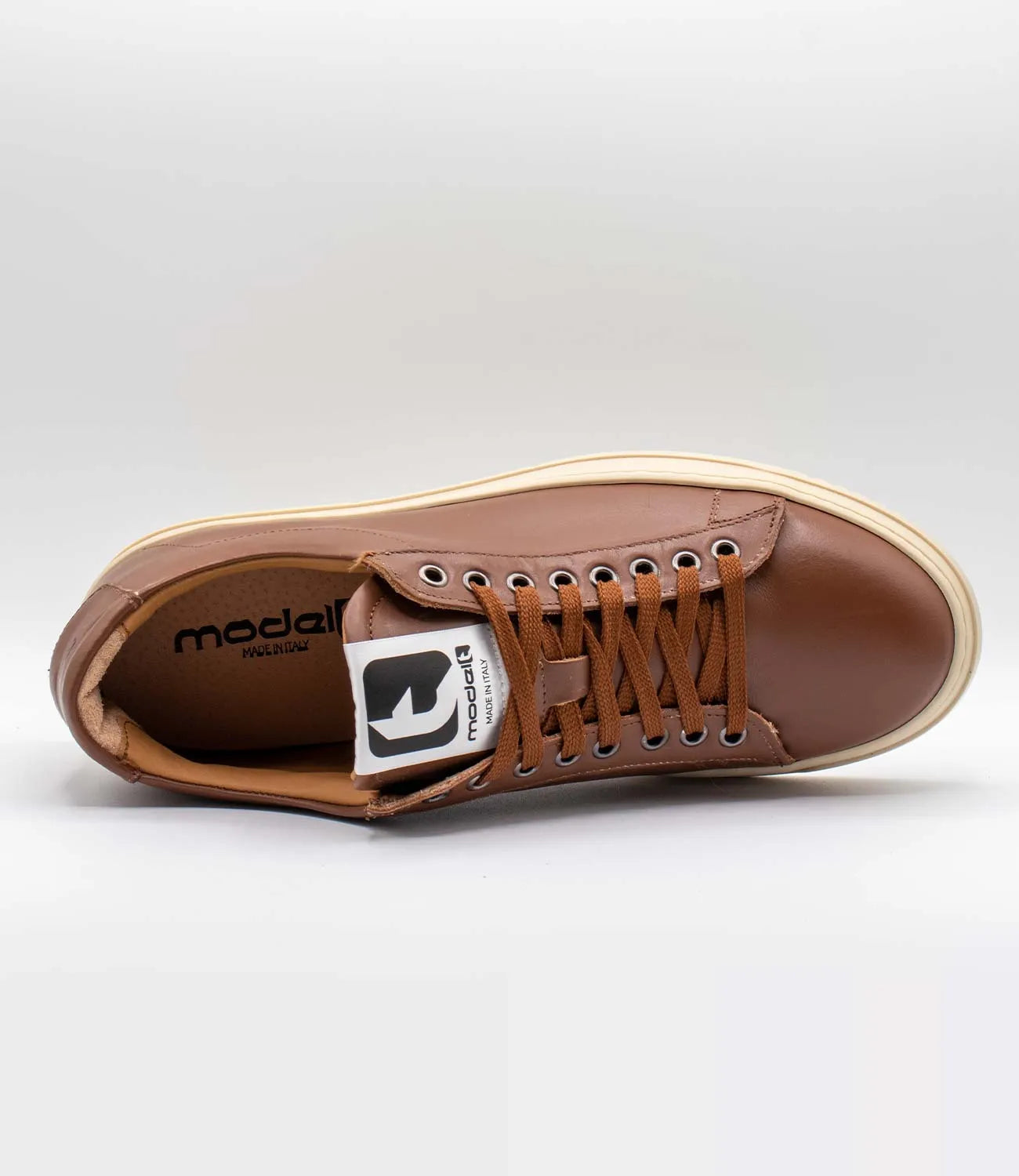 Sneakers MERCURY Model 2 in pelle cuoio