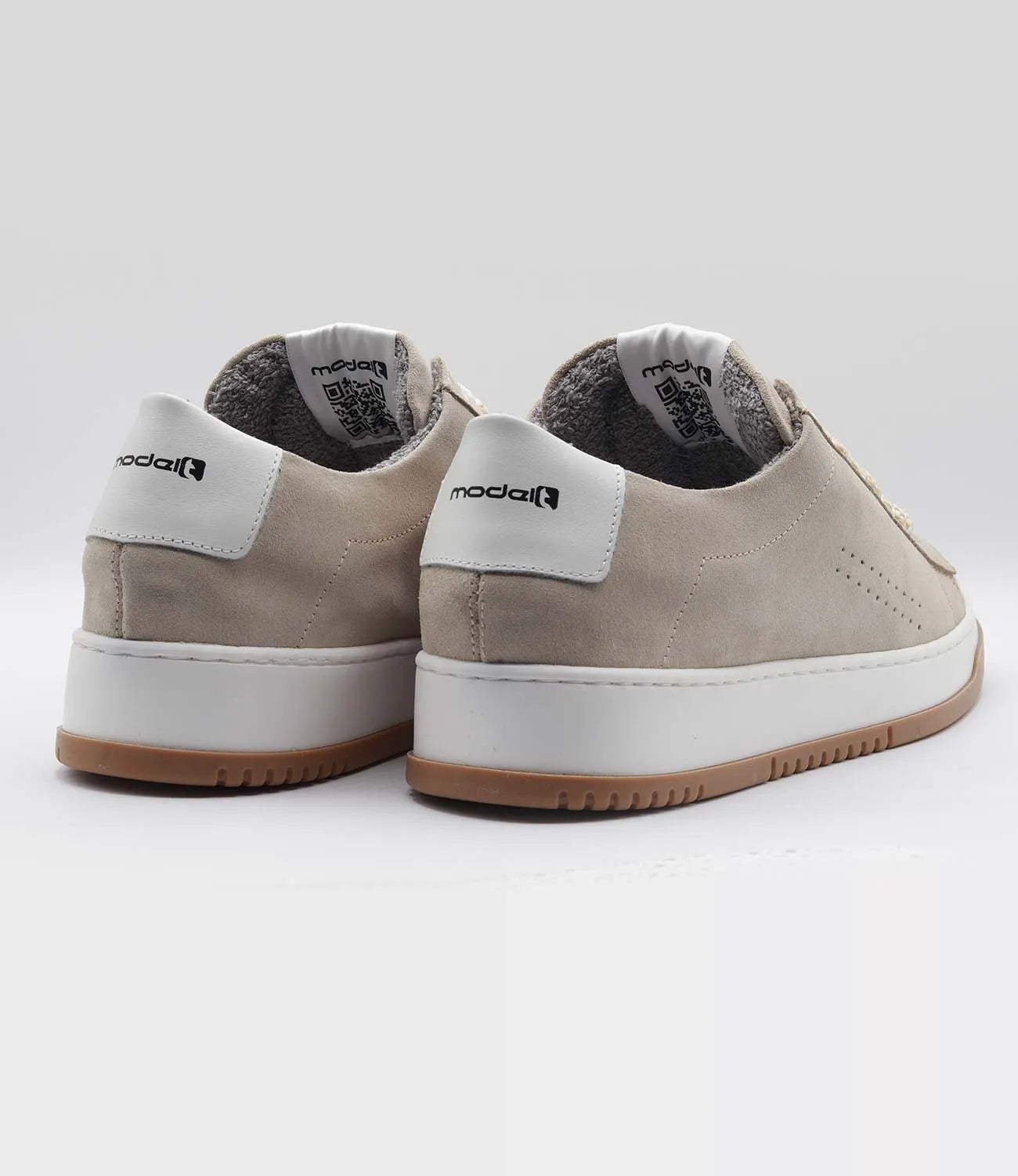 Sneakers SPACE-T Model 5 in camoscio sabbia