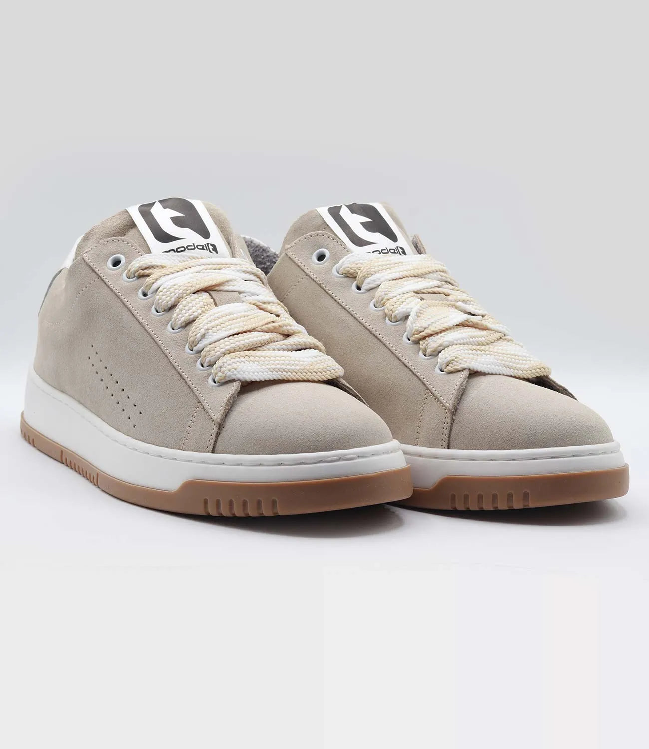 Sneakers SPACE-T Model 5 in camoscio sabbia