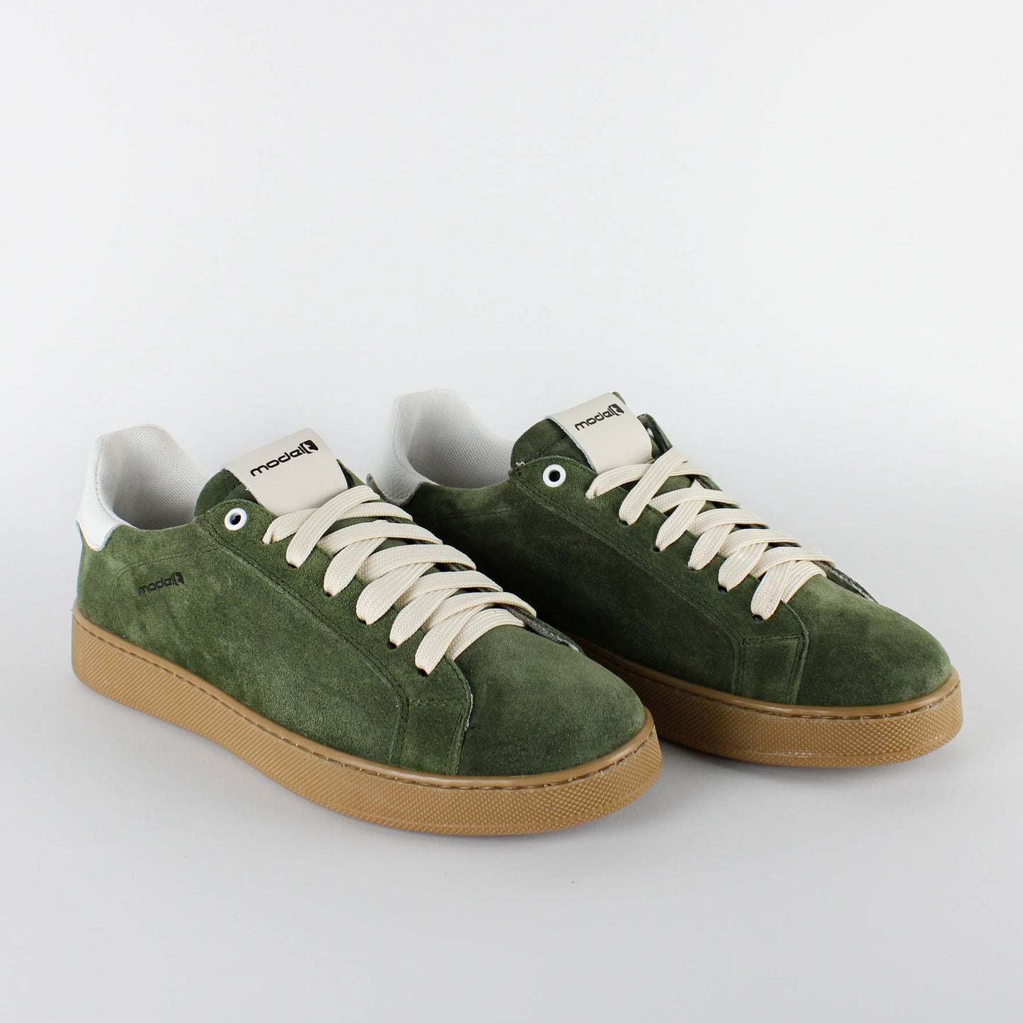 Sneakers TREVOR Model 4 in camoscio verde