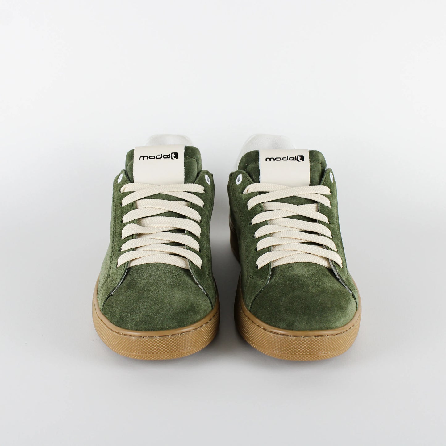 Sneakers TREVOR Model 4 in camoscio verde