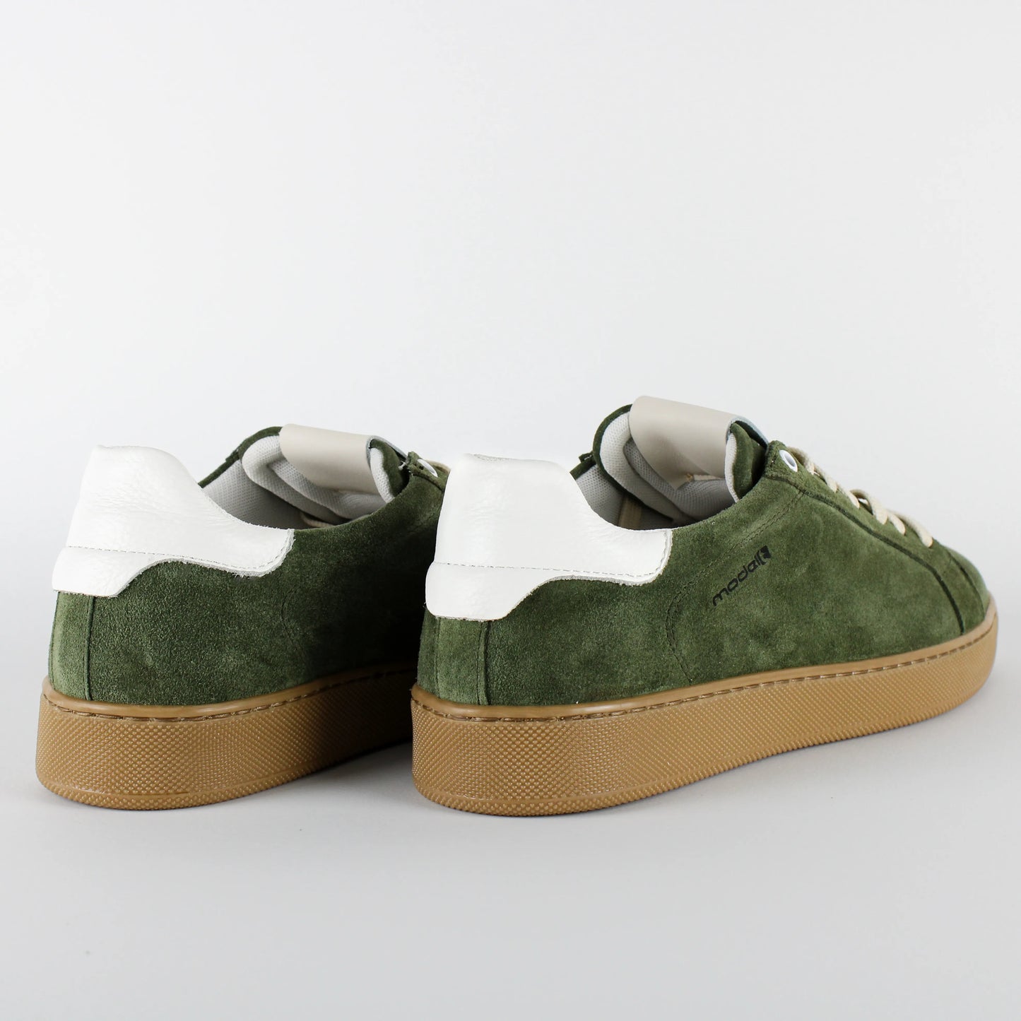 Sneakers TREVOR Model 4 in camoscio verde